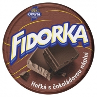 Fidorka Opavia - hořká s čokoládovou náplní, 30 g