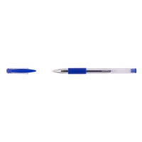 Gelový roller s víčkem D.Rect 2603 - 0,5 mm, plastový, gumový úchop, modrý