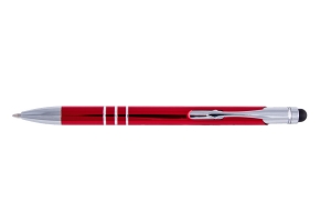 Dotykové kuličkové pero Concorde Soft - 0,8 mm, kovové, červené