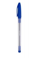 Jednorázové kuličkové pero Spoko - 0,5 mm, plastové, modré