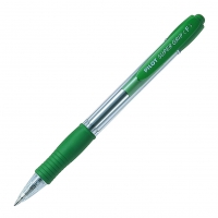 Kuličkové pero Pilot Super Grip 07 - 0,22 mm, plastové, zelené
