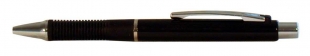 Kuličkové pero 2013 - 0,5 mm, plastové, černé (modrá náplň)