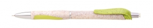 Kuličkové pero Vendi - 0,7 mm, sláma/plast, světle zelená