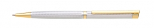 Kuličkové pero Tramonto - 0,8 mm, kovové, stříbrné - DOPRODEJ