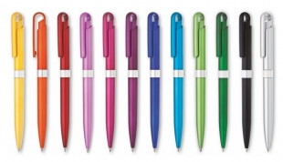Kuličkové pero Firol - 0,8 mm, plastové, mix barev