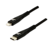 Kabel USB C M-Lightning C94 M Logo  - 2.0, 2 m, černý