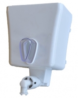 Náhradní pumpa s nádrží pro dávkovač tekutého mýdla Cormen - 1 l - DOPRODEJ