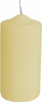 Válcová svíčka - 60x120 mm, béžová, 1 ks