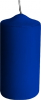Válcová svíčka - 60x120 mm, tmavě modrá, 1 ks