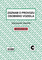 Záznam o provozu osobního vozidla ET205 - A5, 50 listů