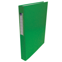 Dvoukroužkový pořadač A4 - hřbet 3,5 cm, lamino, zelený - DOPRODEJ