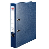 Pákový pořadač A4 Herlitz Q.file - 5 cm, PP/karton, kovová lišta, modrý