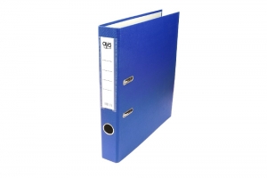 Pákový pořadač Auro - 5 cm, A4, PP/karton, modrý - DO VYPRODÁNÍ ZÁSOB