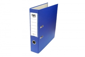 Pákový pořadač Auro - 7,5 cm, A4, PP/karton, modrý - DO VYPRODÁNÍ ZÁSOB