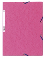 Spisové desky s gumou A4 maxi Exacompta Nature - prešpán, růžové - DOPRODEJ