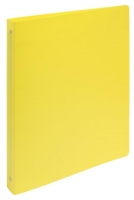 Čtyřkroužkový pořadač A4 Exacompta Maxi - hřbet 4 cm, plastový, žlutý - DOPRODEJ
