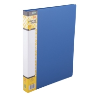 Katalogová kniha - A4, plastová, 40 kapes, modrá