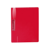 Pořadač s rychlosvorkou A4 - hřbet 2 cm, plastový, transparentní červený
