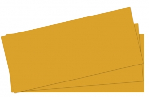 Kartonový rozdružovač DL Ekonomik - 10,5x24 cm, oranžový, 100 ks