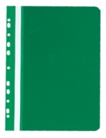 Plastový rychlovazač A4 - závěsný, tmavě zelený, 10 ks