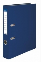 Pákový pořadač A4 Victoria Basic - 5 cm, PP/karton, tmavě modrý