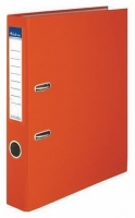 Pákový pořadač A4 Victoria Basic - 5 cm, PP/karton, oranžový