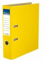 Pákový pořadač A4 Victoria Basic - 7,5 cm, PP/karton, žlutý