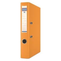 Pákový pořadač A4 Donau Master - 5 cm, PP/karton, oranžový