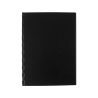 Psací desky s více kapsami - A4, 3 kapsy, plastové, černé