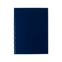 Psací desky s více kapsami - A4, 3 kapsy, plastové, modré