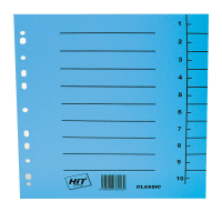 Odstřihávací kartonový rozdružovač A4 plus - modrý, 100 ks