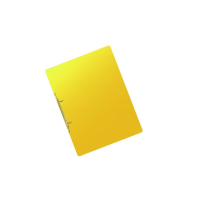 Dvoukroužkový pořadač A4 - hřbet 2 cm, plastový, transparentní žlutý
