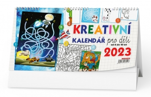Stolní kalendář - Kreativní kalendář pro děti - DOPRODEJ