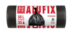 Sáček do koše 35 l Alufix Premium - 10 my, černý, 30 ks