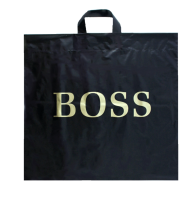 Igelitová taška s uchem BOSS - 50x50 cm, černá, 25 ks - DOPRODEJ