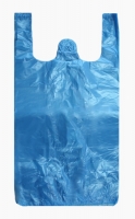 Mikrotenová taška Mini - 16+12x30 cm, modrá, 100 ks