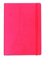 Zápisník Concorde Paříž - A6, s gumou, linkovaný, 80 listů