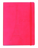 Zápisník Concorde Paříž - A5, s gumou, linkovaný, 80 listů - DOPRODEJ