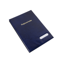 Podpisová kniha - PVC, modrá