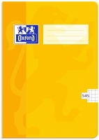 Školní sešit 545 Oxford - A5, čtverečkovaný, 40 listů, žlutý