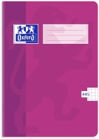 Školní sešit 445 Oxford - A4, čtverečkovaný, 40 listů, fialový