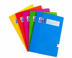 Školní sešit 444 Oxford Soft Touch - A4, linkovaný, mix barev, 40 listů