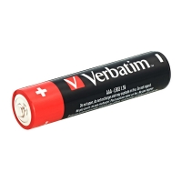 Alkalická baterie Verbatim 1,5 V - mikrotužka, LR03, typ AAA, 4 ks - DOPRODEJ