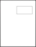 Poštovní taška C4 - s okénkem, krycí páska, 324x229 mm, bílá, 500 ks