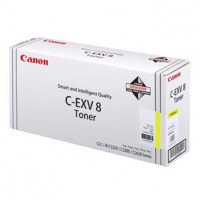 Canon originální toner CEXV8, yellow, 25000str., 7626A002, Canon iR-C, CLC-3200, 2620N