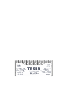 Alkalické baterie Tesla SILVER+ 1,5 V - mikrotužka, LR03, typ AAA, 10 ks