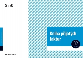 Kniha přijatých faktur Optys - A4, 32 listů