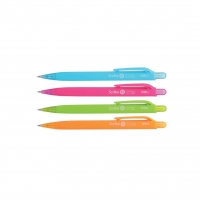 Mikrotužka Deli Scribe EU60200 - s gumou, 0,5 mm, plastová, mix barev