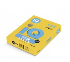 Barevný papír A4 IQ Color - intenzivní zlatožlutá, 160 g, 250 listů