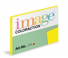 Barevný papír A4 Image Coloraction Sevilla IG50 - intenzivní sytá žlutá, 80 g, 100 listů